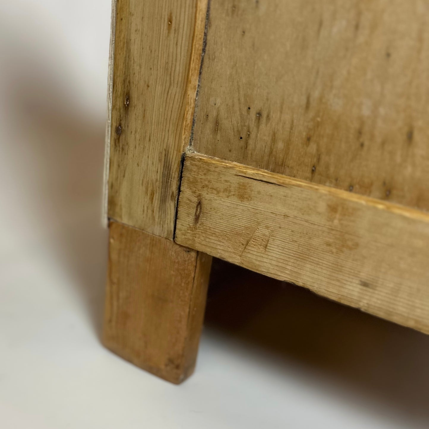 Rustic Pine Farmhouse Kitchen Cupboard