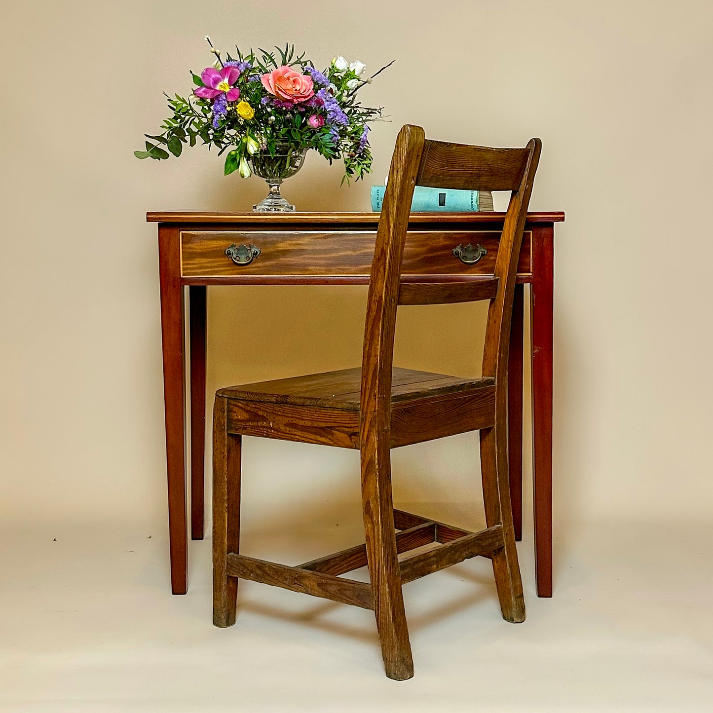 Georgian Style Mahogany Side Console Table