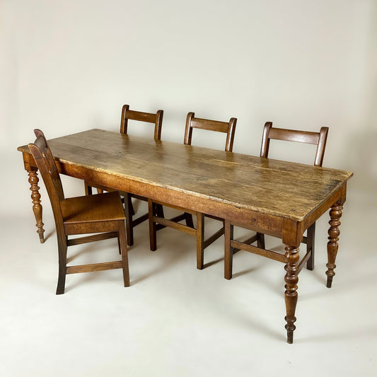 Antique Fruitwood Dining Table